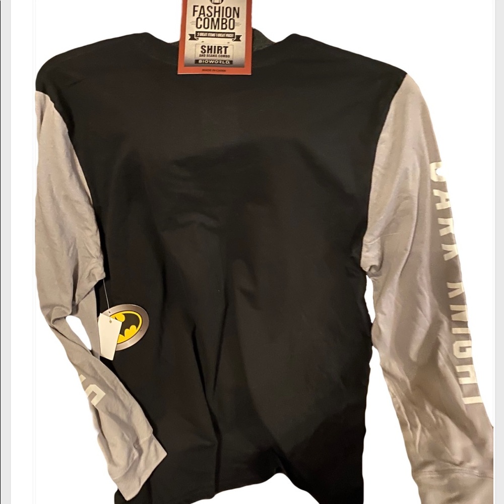 New Batman long sleeve top and beanie - Picture 4 of 9
